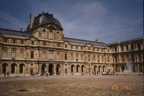 The Lourve Courtyard