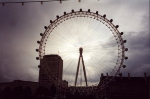 Wheel at Sunset