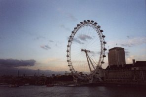 Wheel at Sunset